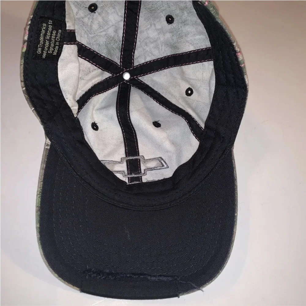 Women’s Chevrolet Camo/Blk Lace/ Blk Rhinestone Hat - Picture 3 of 4